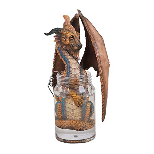Pacific Giftware Drachen Figur Moonshine by Stanley Morrison - Cocktail Bar Deko Statue Fantasy Whis