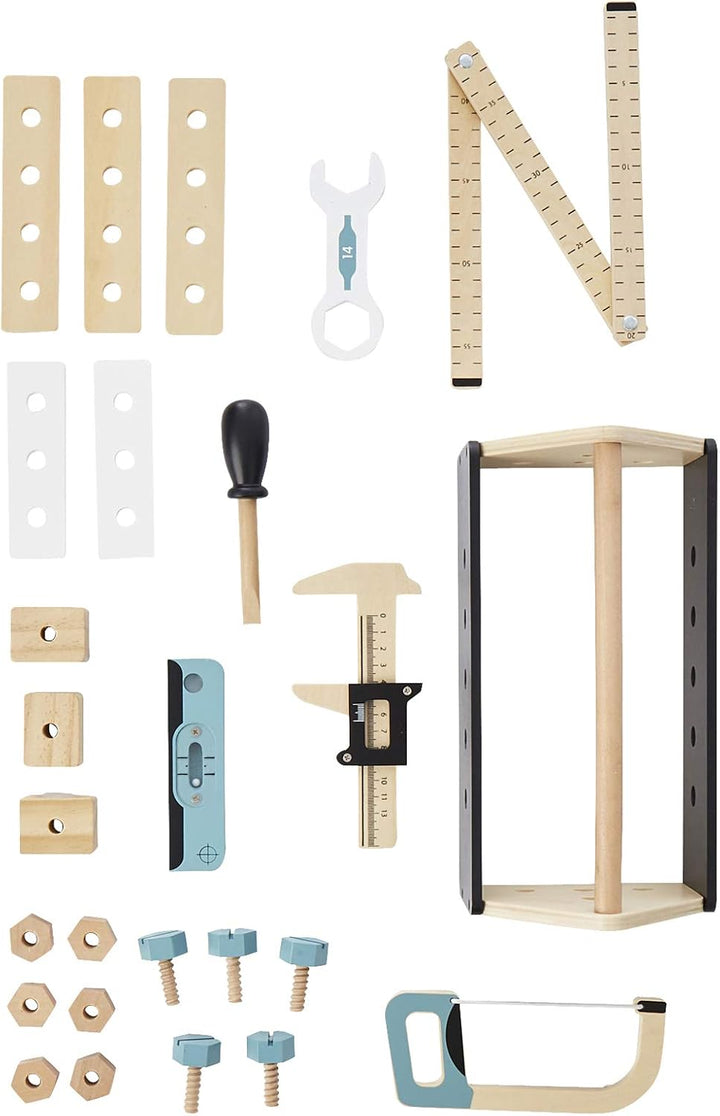VERTBAUDETKinder Spiel-Werkzeugkasten, Holz FSC®schwarz/naturONE Size, Schwarz/Natur
