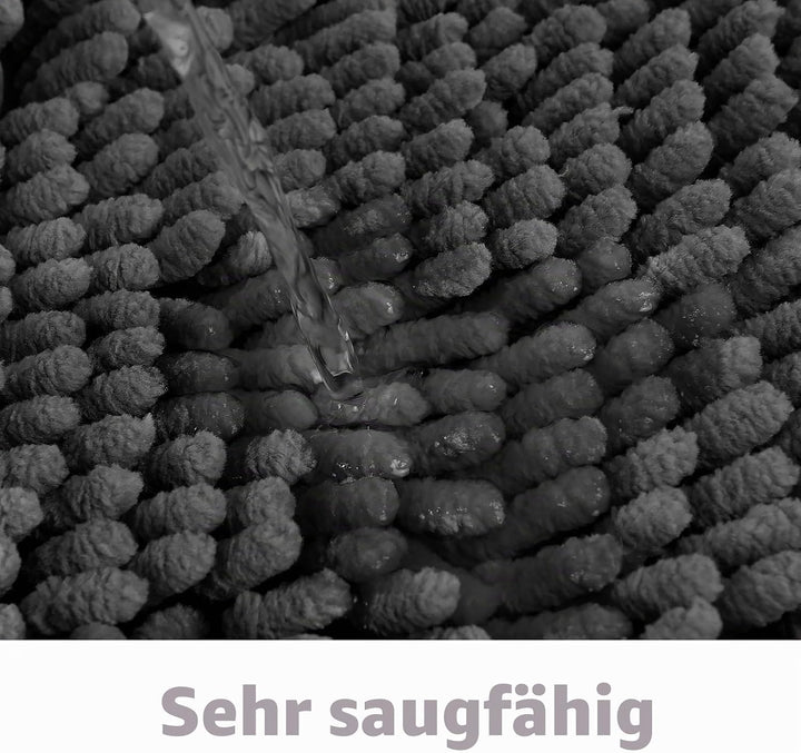 FCSDETAIL rutschfeste, Hochflor Badteppiche 60 x 90 cm, Maschinenwaschbare Badematte, Badvorleger mi