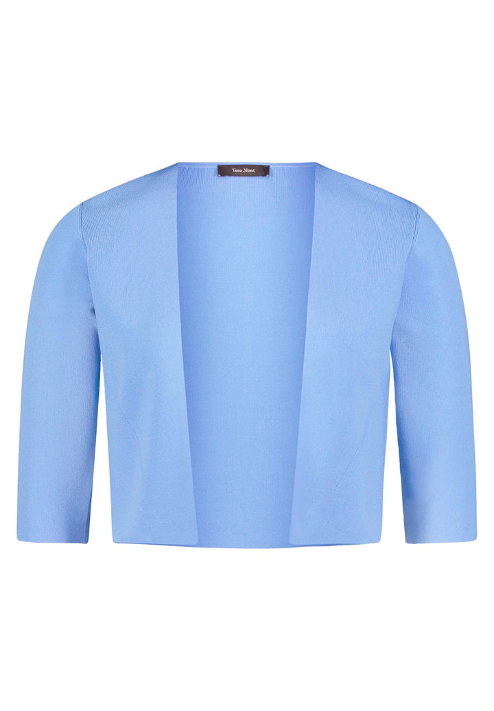 Vera Mont Damen 0226/4106 Strickjacke XS Paris Blue, XS Paris Blue