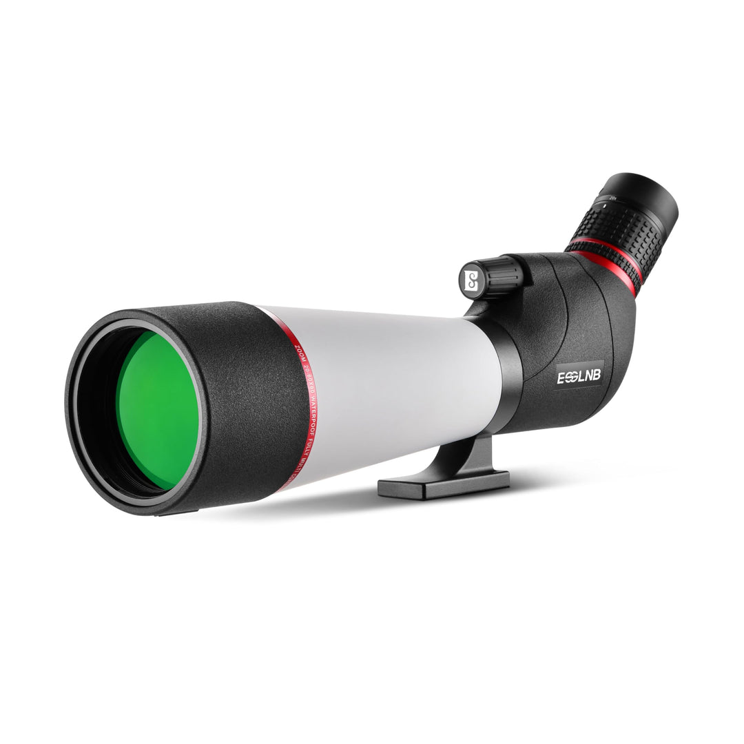 ESSLNB Spektiv 20-60X80 mit Stativ Smartphone Adapter und Tasche 100 Prozent Wasserdicht BAK4 Vollst