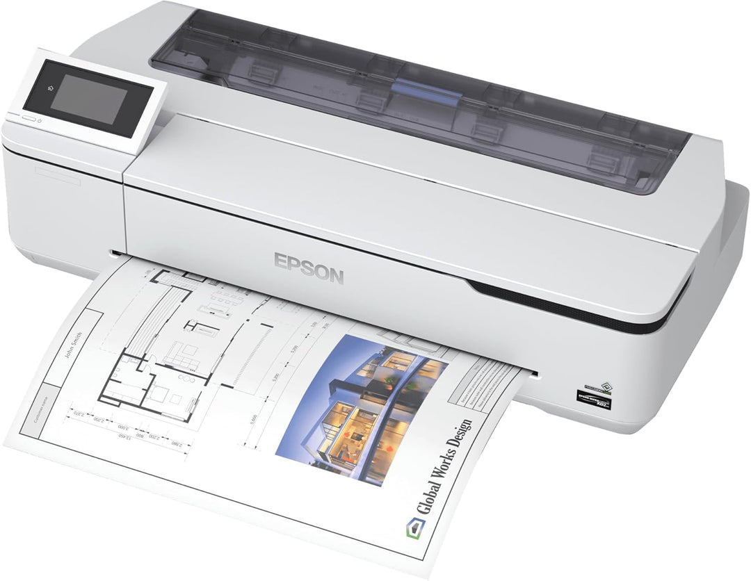 Epson SureColor SC-T3100N Tinten-Grossformatdrucker für CAD/GIS/POS (Drucke bis DIN A1+, Rollendruck