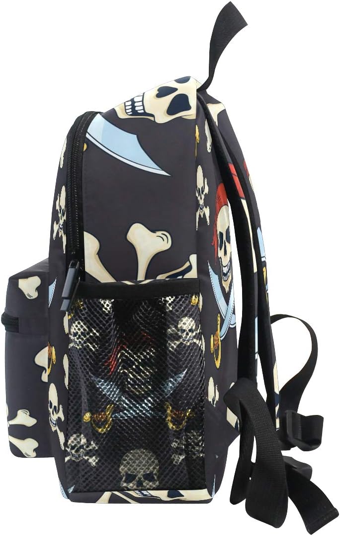 Kinderrucksack Piratenschädel Kindergarten Kindergartentasche für Kleinkinder Mädchen Jungen