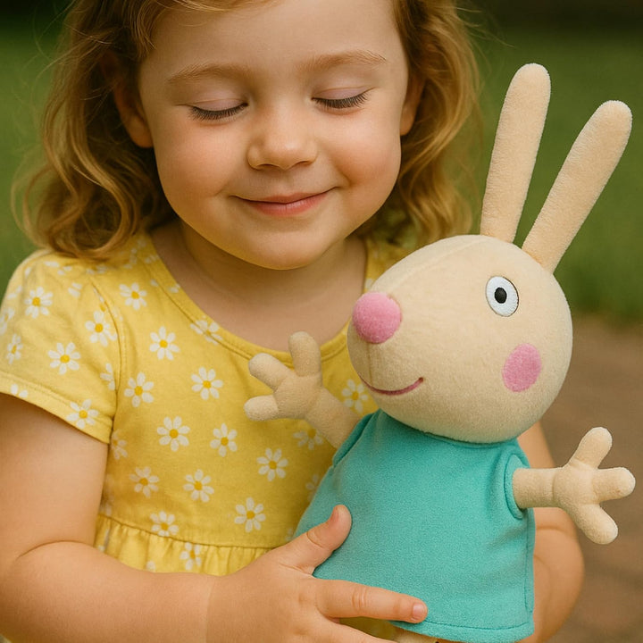 TY 46140 - Peppa Baby - Beanie Babies Luisa Löffel Hase - Plüsch, 15 cm