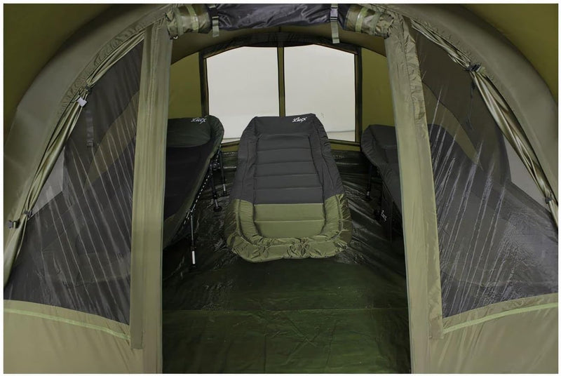Lucx Leopard Bivvy Angelzelt Personen Karpfenzelt 2 bis 3 Mann Anglerzelt Carp Dome Fishing Tent 10.