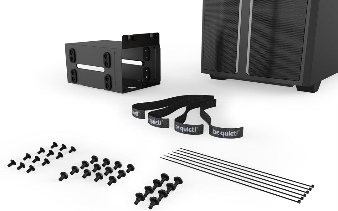 be quiet! Pure Base 500DX Black PC-Gehäuse, 3X Pure Wings 2 Lüfter, ARGB LEDs, Radiatoren bis 360mm,