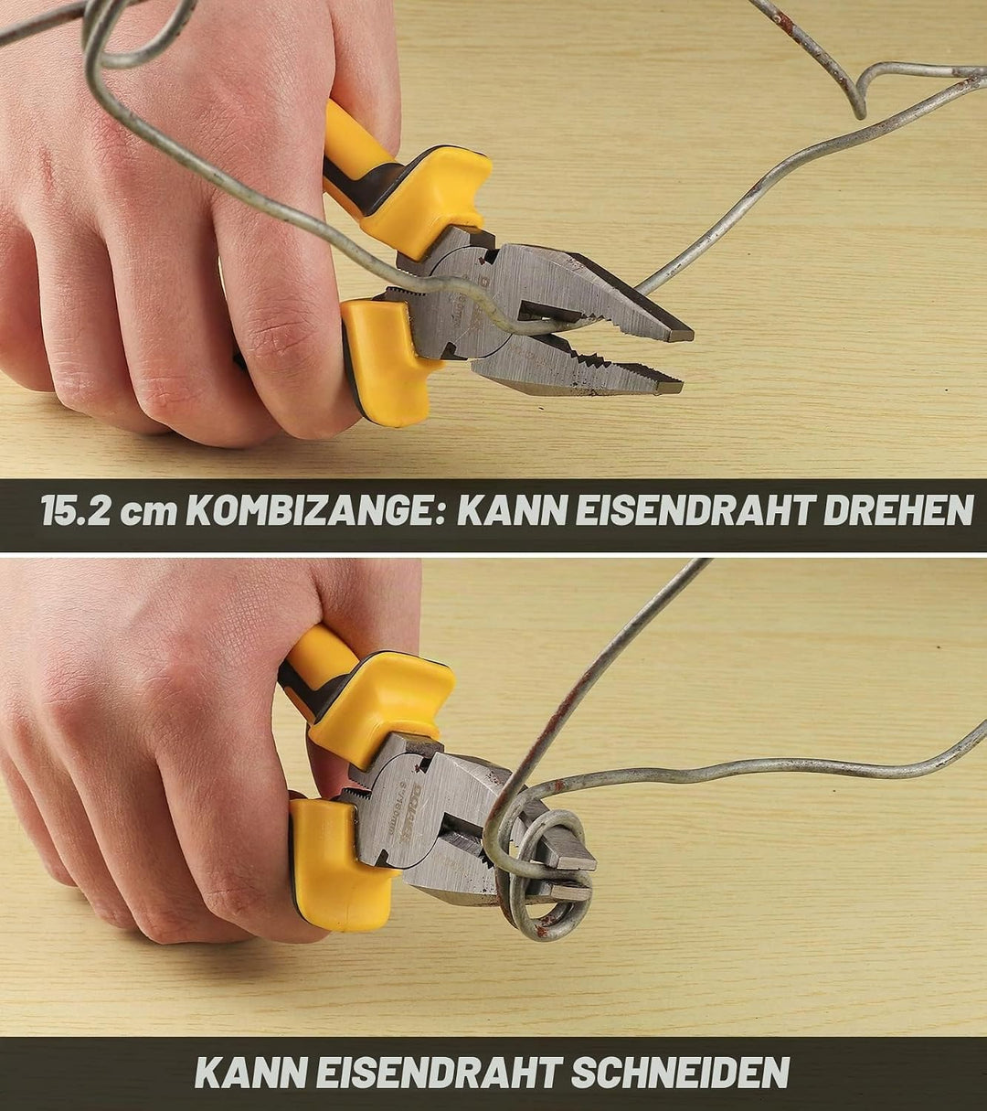DOWELL Kleines Werkzeugset 9-teilig Hausbesitzer Allgemein Haushalt Kleines Handwerkzeug-Set mit Kun