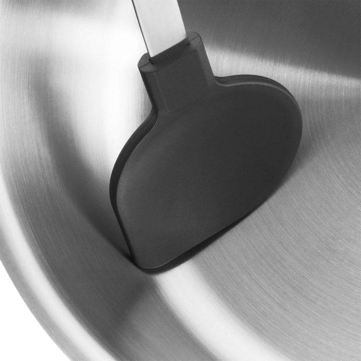 WMF Profi Plus Pfannenwender Kunststoff 32,2 cm, Cromargan Edelstahl teilmattiert, Kunststoffvordert