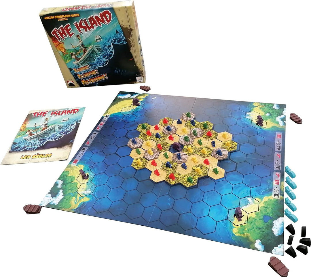 Asmodée Asmodee – isl01 – Spiel-stratégie- The Island