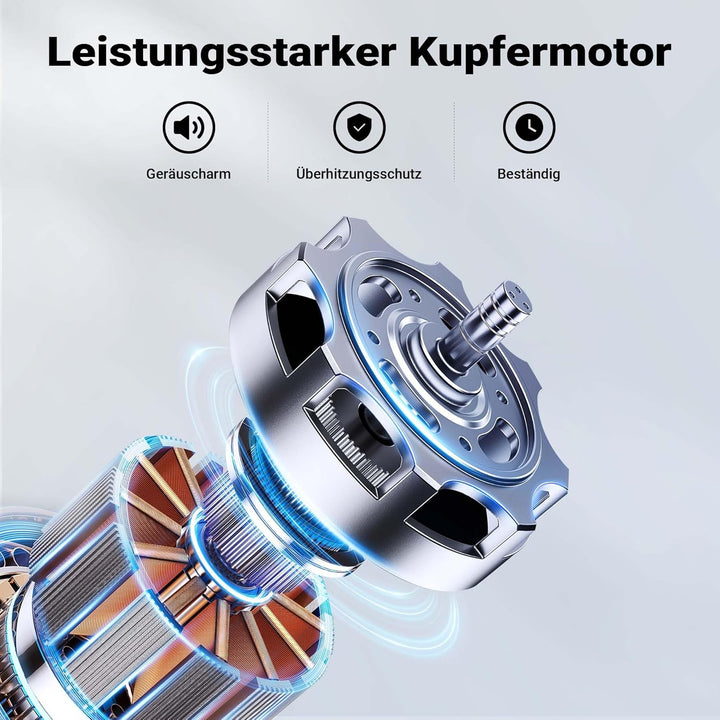 Wiltec Schmutzwasserpumpe 1500W 22800l/h mit Schwimmerschalter max. Förderhöhe 10m mit 20m Schlauch