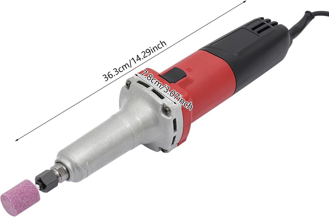 Geradschleifer 600W Schnellläufer Stabschleifer Mit Drehzahlregle 0-27000U / min mit Zubehör kleiner