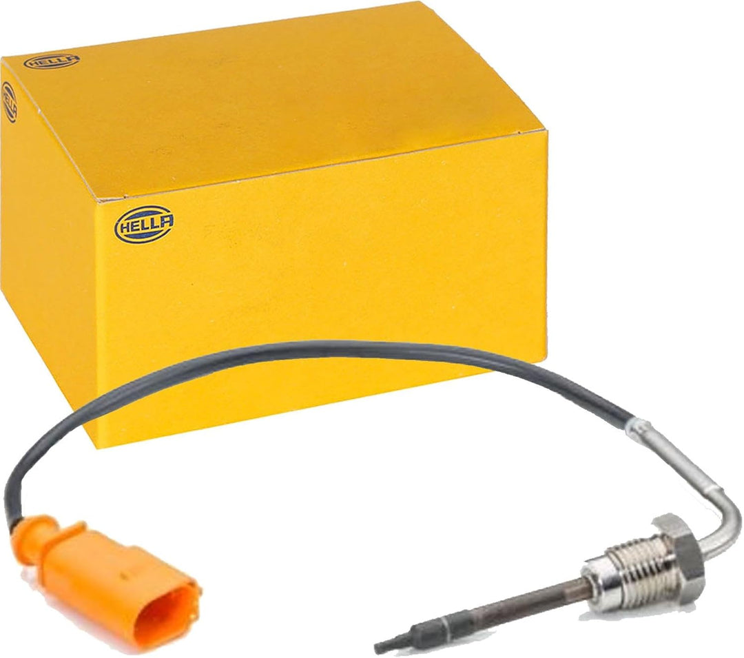 HELLA 6PT 014 494-201 Sensor, Abgastemperatur - 2-polig - geschraubt - Kabel: 230mm