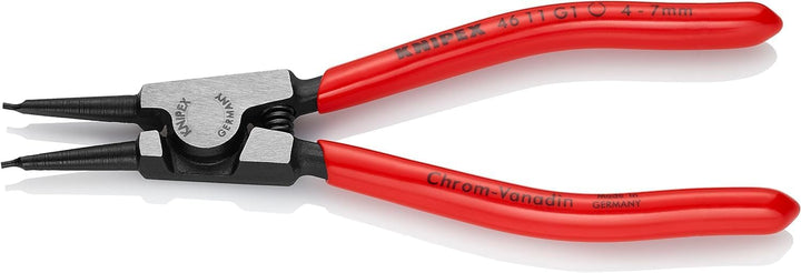 Knipex Sicherungsringzange für Greifringe auf Wellen schwarz atramentiert, mit Kunststoff überzogen