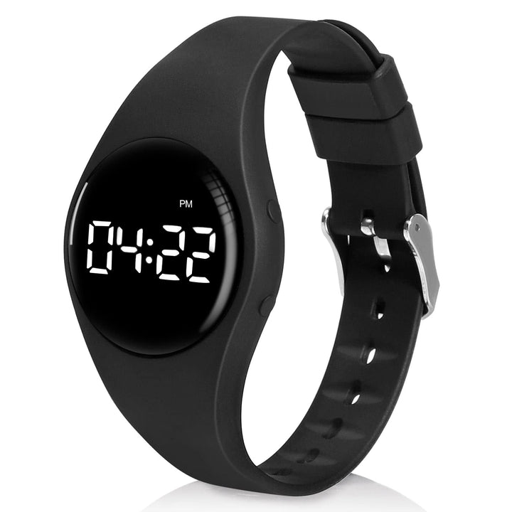 LEBEXY Schrittzähler Uhr Einfach Pedometer Ohne Bluetooth/Ohne App/Ohne Handy | Fitness Armband Trac