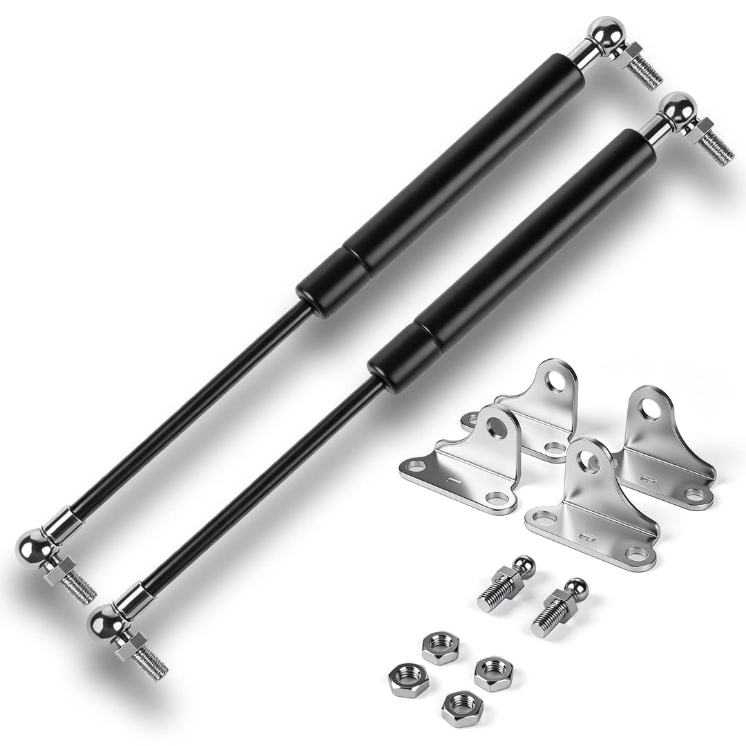 OTUAYAUTO 2 Stück Gasdruckfeder 300mm 110mm 100N, Universal Gasdruckdämpfer mit Kompressionsfeder Be