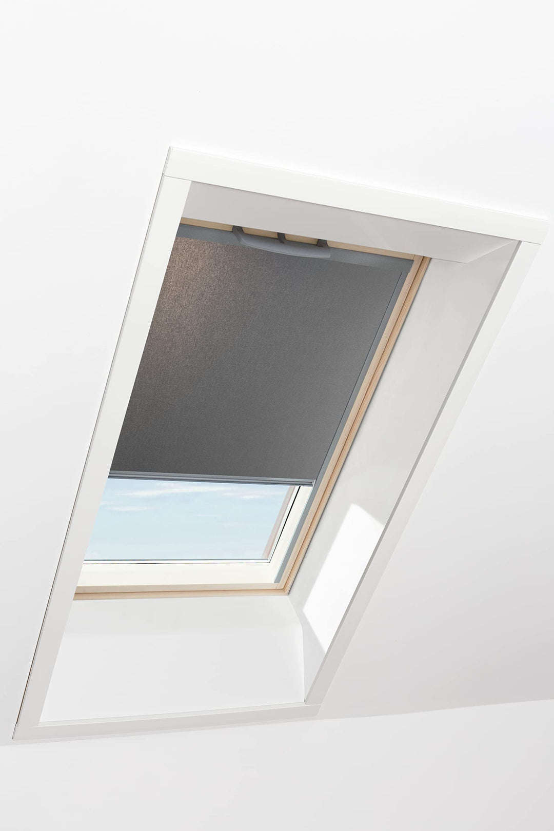 Original Roto Rollo Exclusiv ZRE für Roto Dachfenster Tageslichtrollo Führungsschiene Silber Manuell