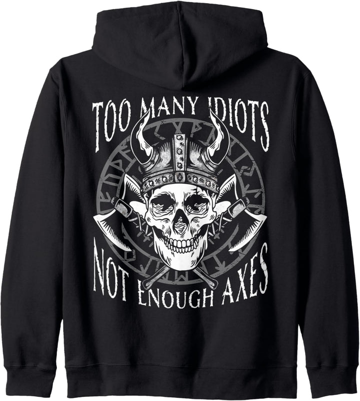 Funny Viking Vikings Norsemen Norse Skandinavien Kapuzenjacke