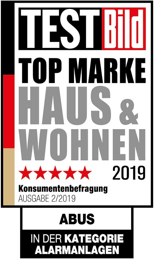 ABUS Funk-Taster für Funk-Alarmanlage - Zur Steuerung von Aktoren - Batteriebetrieben - weiss (1. Ge