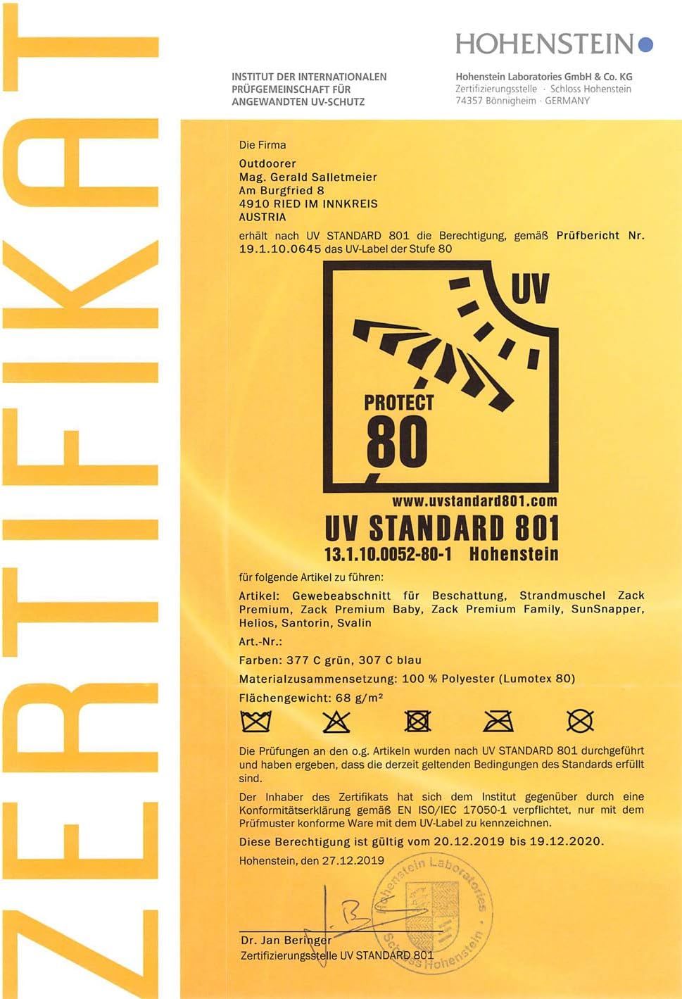 outdoorer Pop up Strandmuschel Zack II - Wurf-Strandmuschel mit UV-Schutz 60, Sonnenschutz und Winds