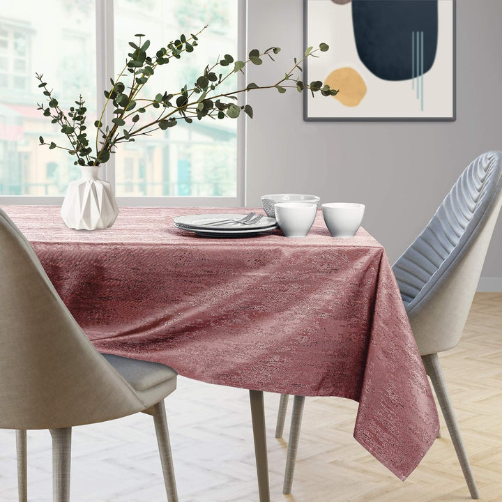 AmeliaHome Tischläufer Set 35x250 cm und 115x250 cm Lotuseffekt Wasserabweisend Schlangenhautmuster