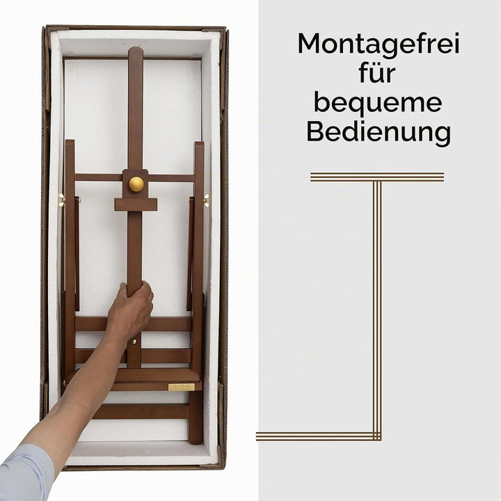 MEEDEN PRO Grosse Tischstaffelei – Montagefreie Desktop-Kunst-Staffelei für Leinwand bis zu 69,8 cm