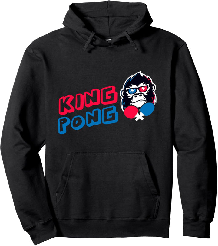 Ping Pong Tischtennisspieler - King Pong Tischtennis Pullover Hoodie
