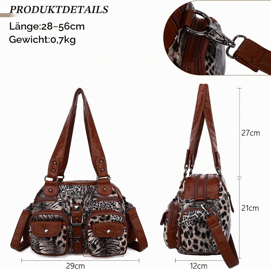 Angel Kiss Handtaschen, Umhängetaschen, Damen, Leder, grosse Kapazität, Umhängetasche, Damen, PU-Led