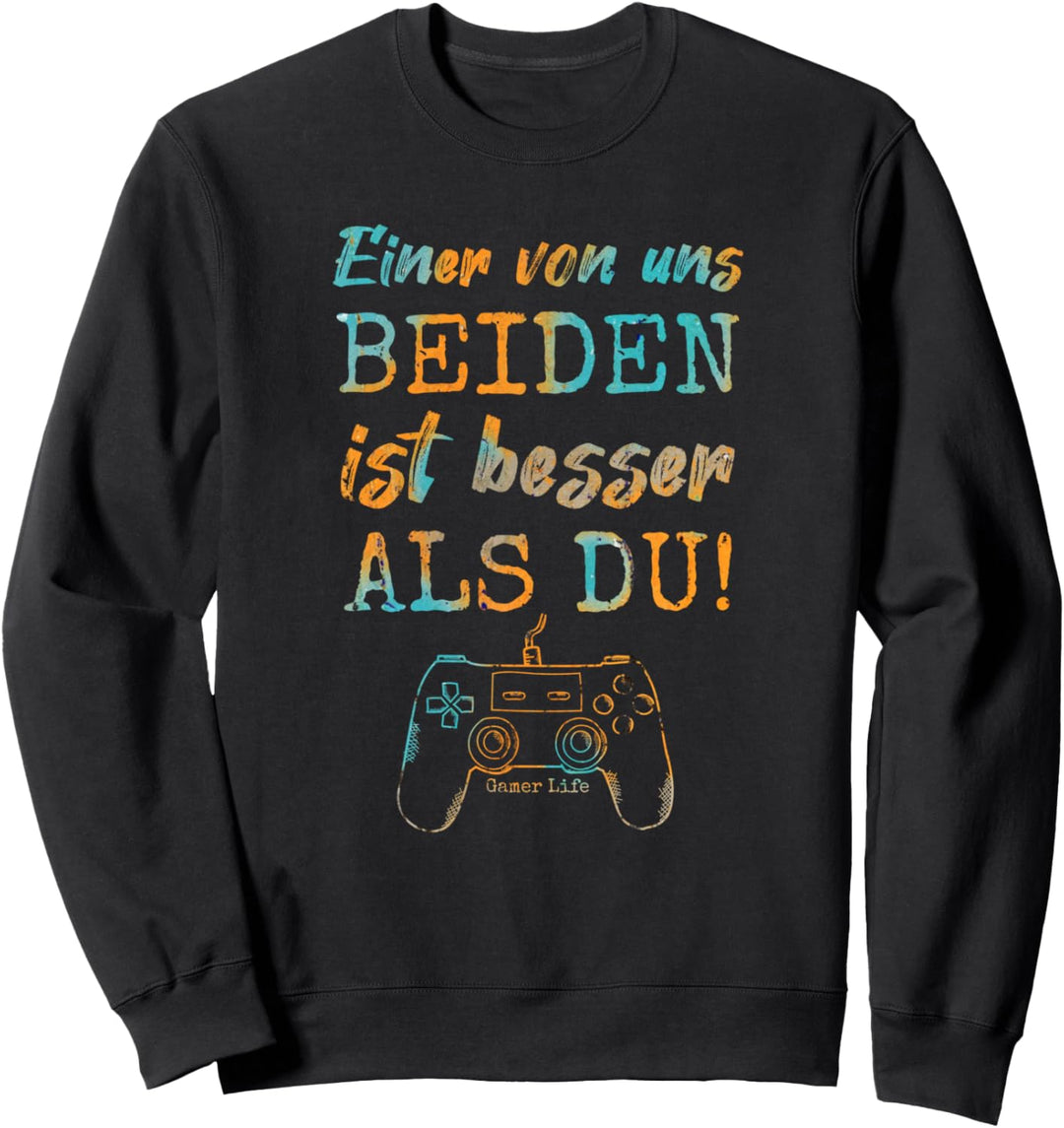 Zocker Gamer Nerd Design - lustiger Spruch - Teenager Sweatshirt