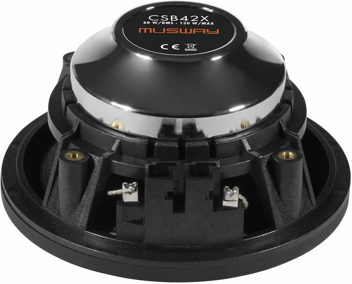 Musway CSB42X - 10 cm 2-Wege-Lautsprecher mit 120 Watt (RMS: 60 Watt) - für BMW E, F, G