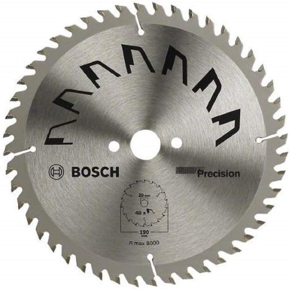 Bosch 1x Kreissägeblatt Precison (Sägeblatt für Holz, Ø 216 x 2.5/1.5 x 30 mm, 60 Zähne, ATB, Zubehö