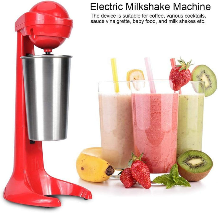 Doppelkopf-Milchshake machen und trinken Mixer Elektrische Milchshake-Maschine Kaffeemilch-Mixer für