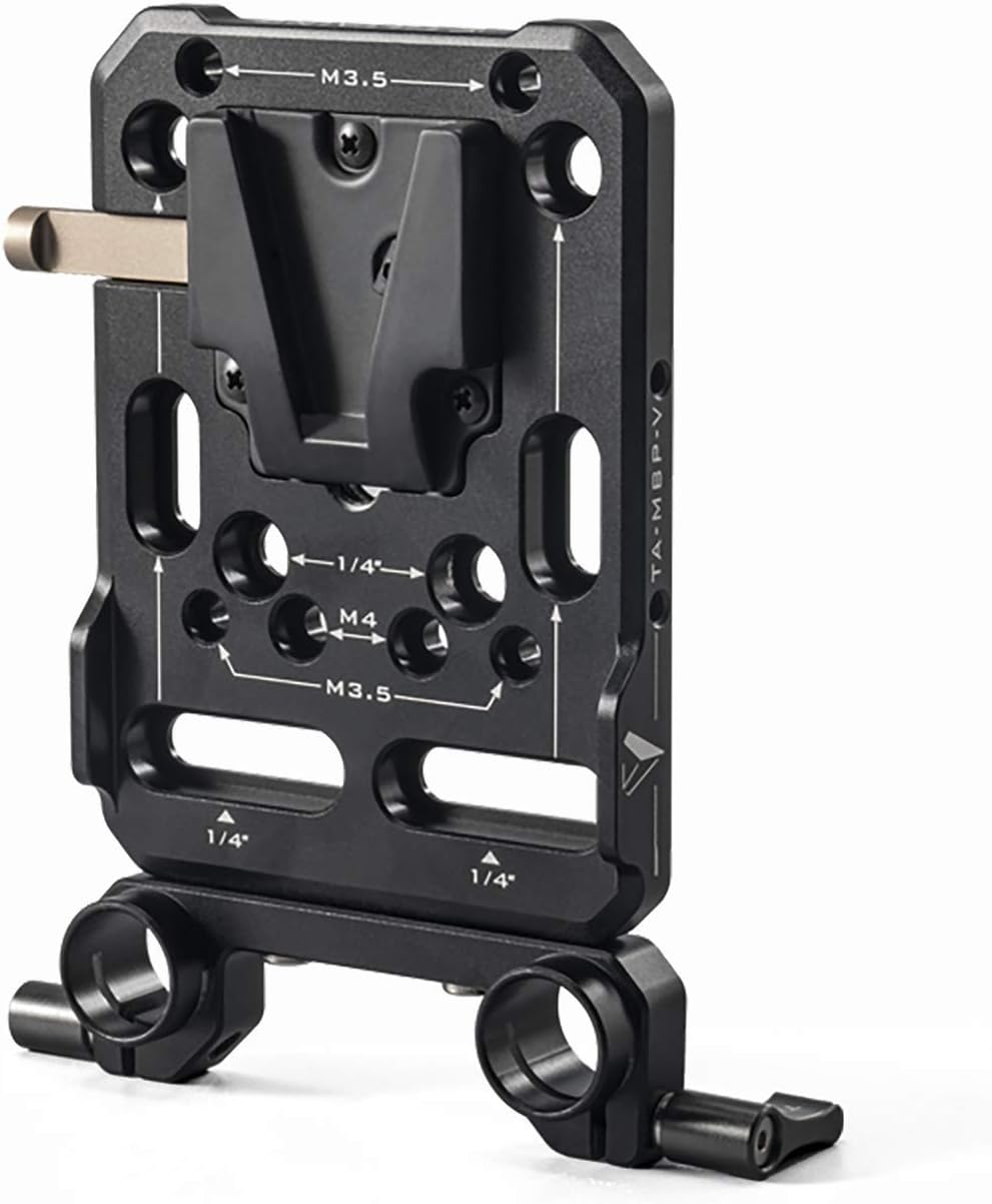 Tilta TA-MBP-K1-V Tiltaing Mini V-Mount Battery Plate + 15mm Rod Adapter (Big) (Batterien Nicht enth