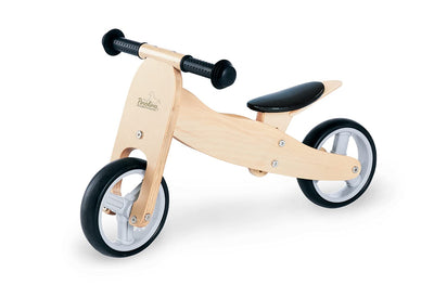 Pinolino Mini-Laufdreirad Charlie, aus Holz, 4-fach umbaubar, Sattel 6-fach höhenverstellbar, für Ki