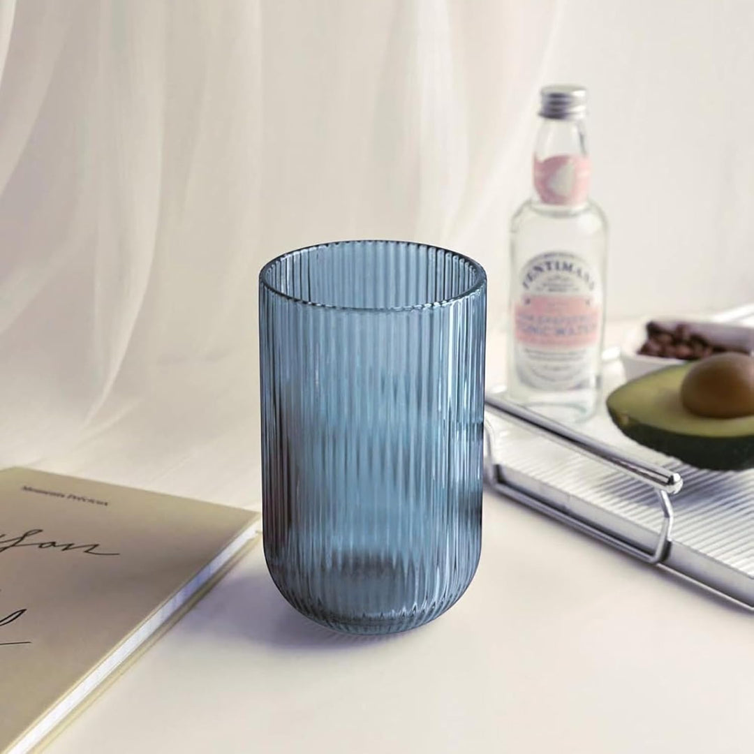 Vintage 6 Teile Set Schleife Weinglas Glas Gläser Weingläser Eisbecher Wasserglas Longdrinkglas Wass