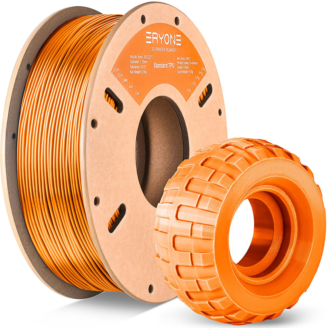 ERYONE TPU Filament 1.75mm, 3D Drucker Filament,Flexible TPU Filament, TPU 95A, Massgenauigkeit +/-