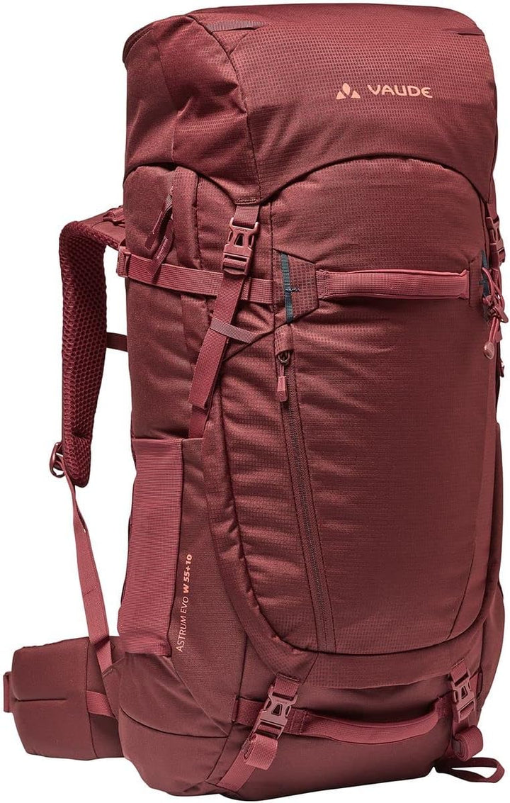 VAUDE Damen Astrum Evo 55+10 Liter, Trekkingrucksack Dark Cherry, Dark Cherry