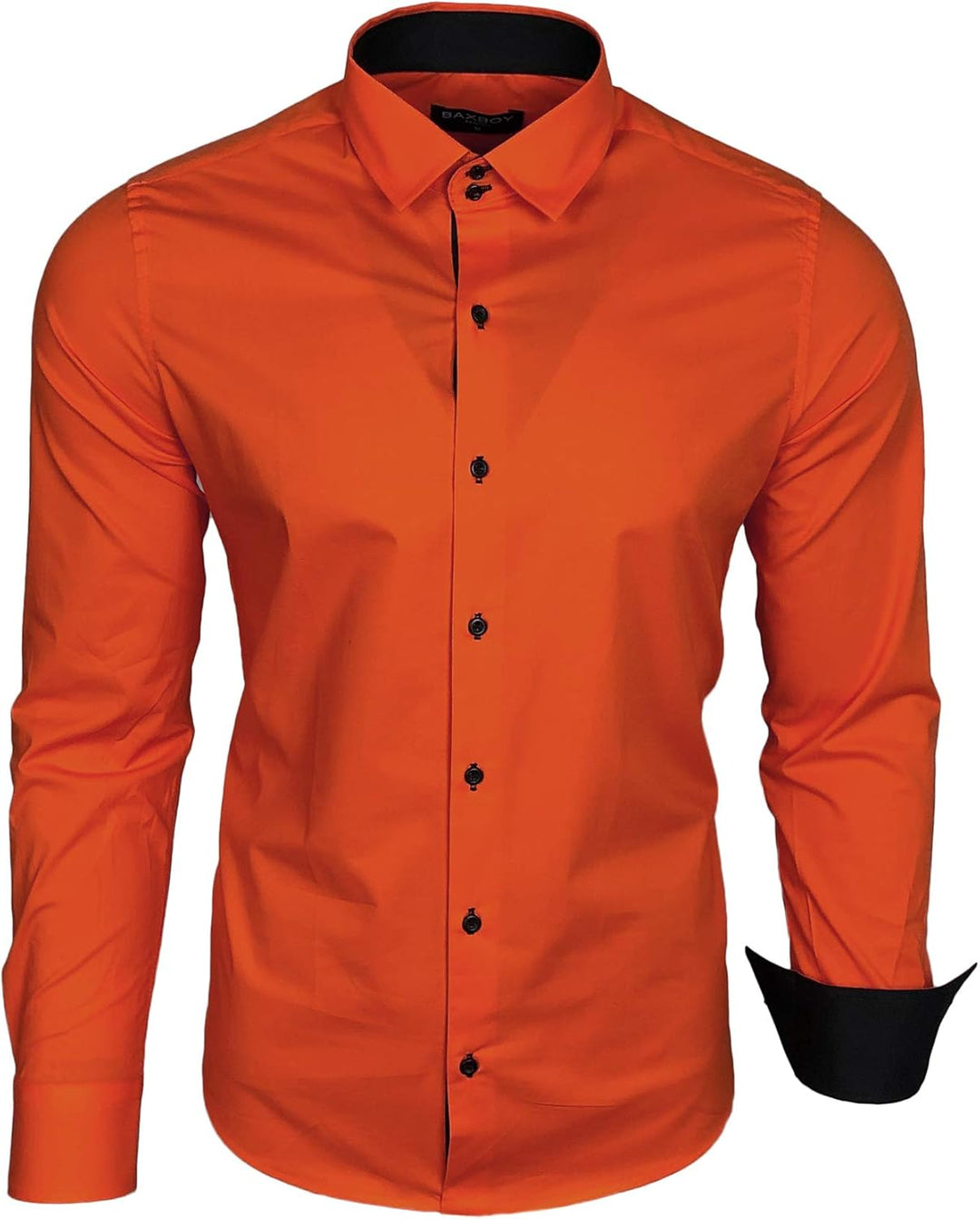 Herren-Hemd Langarm/Business Freizeit Hochzeit/Bügelleicht/Slim-Fit/Anzug Kentkragen Hemd B-500 M Du