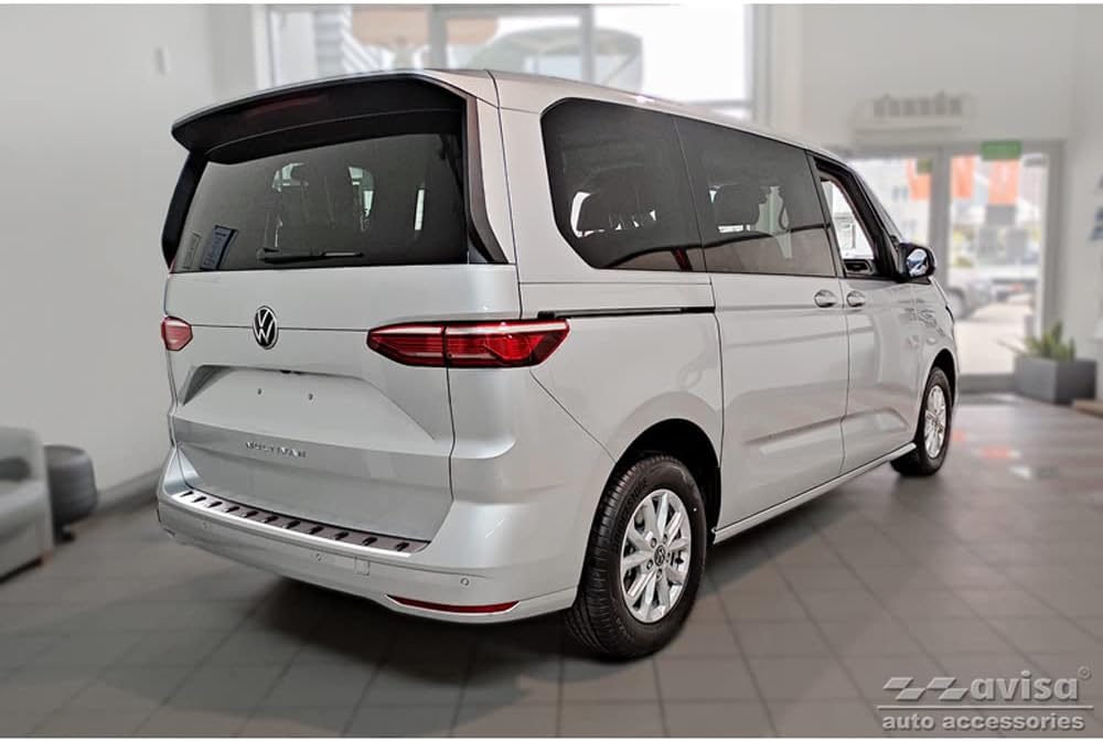 Avisa Edelstahl Heckstossstangenschutz kompatibel mit Volkswagen Multivan T7 2021- 'Strong Edition'