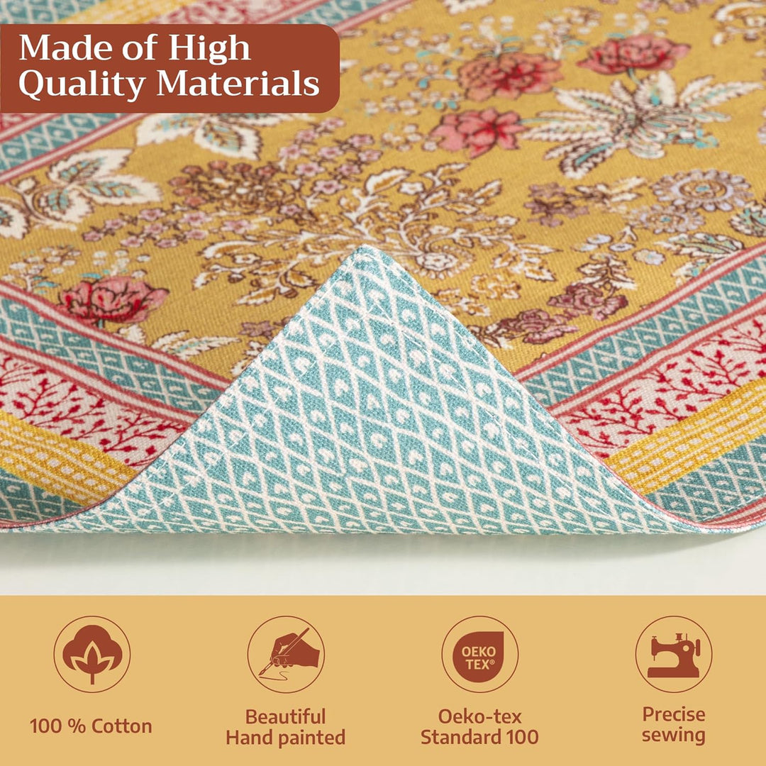 Maison d'Hermine Tischsets aus 100% Baumwolle, 4er-Set, Ostern dekorative Tischsets für Esszimmer, Z