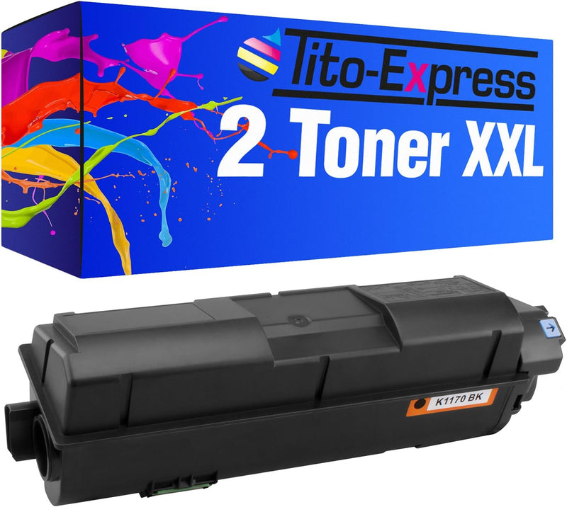 PlatinumSerie 2X Toner XXL für Kyocera TK-1170 EcoSys M2040DN M2540DN M2540DNE M2540DNW M2640IDW