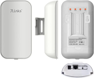 7links WLAN Verstärker Outdoor: 2er-Set Outdoor-WLAN-Repeater mit 1.200 Mbit/s, für 2,4 & 5 GHz, App