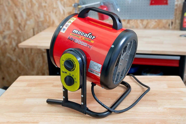 Mecafer mh3000vt Heizlüfter, 3000 W, Turbo, max. 40 m², MH3000VT