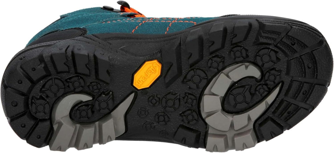 Brütting Unisex Kinder Mount Shasta Kids Hi Trekking-& Wanderstiefel 30 EU Petrol Schwarz Orange, 30