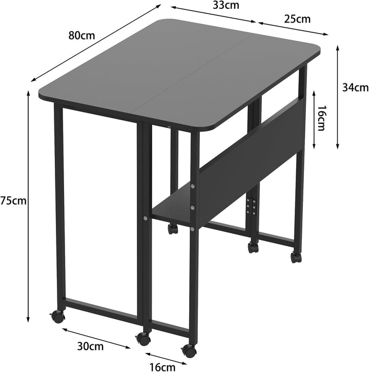 Mobiler Betttisch, Beistelltisch, PC-Halterung für Wohnzimmer, Büro, Schlafzimmer, Bremsen für Stabi