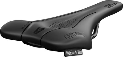 SQlab Unisex – Erwachsene 614 Ergowave Active 2.1 Fahrradsattel Schwarz 16 cm Bundle mit Fahrradsatt