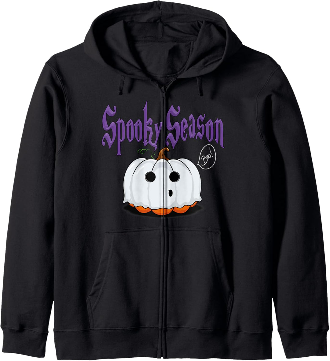 "Spooky Season" Halloween-Kürbis Gespenst Kapuzenjacke