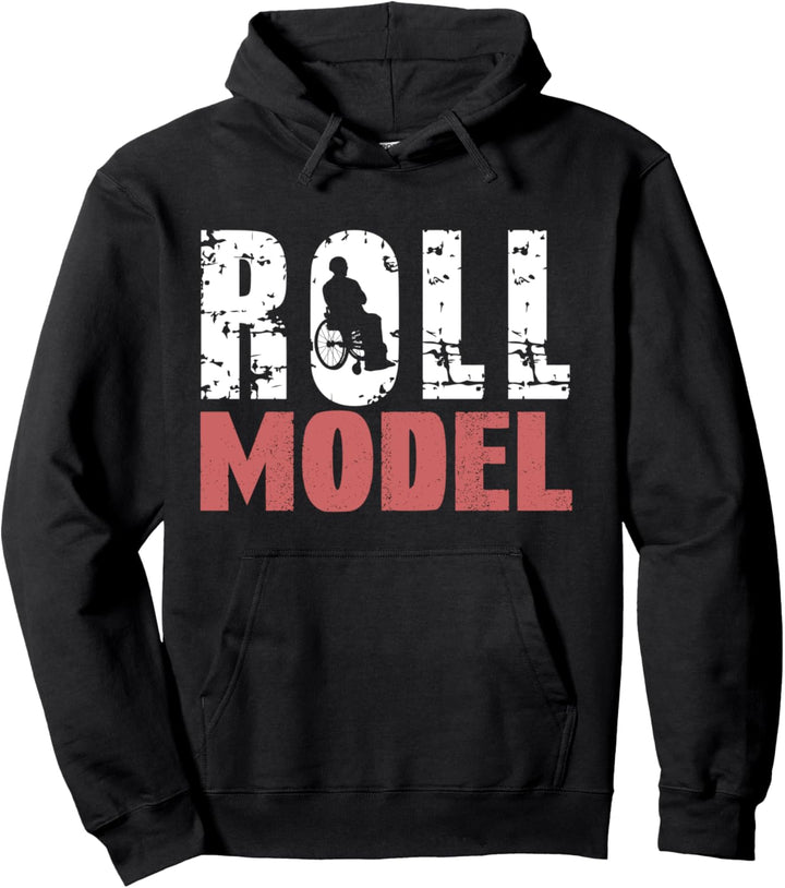 Rollmodell Rollstuhl Behinderung Handicap Pullover Hoodie