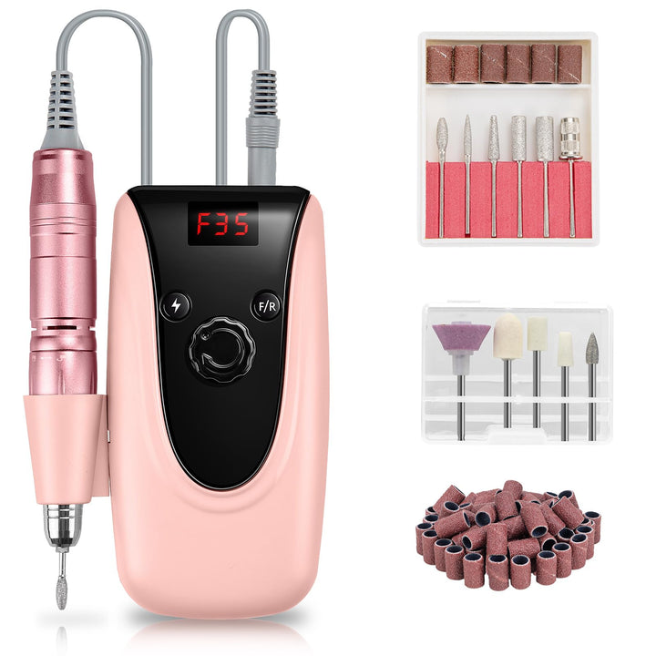 Madenia Nagelfräser Professional Akku 35000 U/Min Elektrische Nagelfeile Maniküre Pediküre Set für A