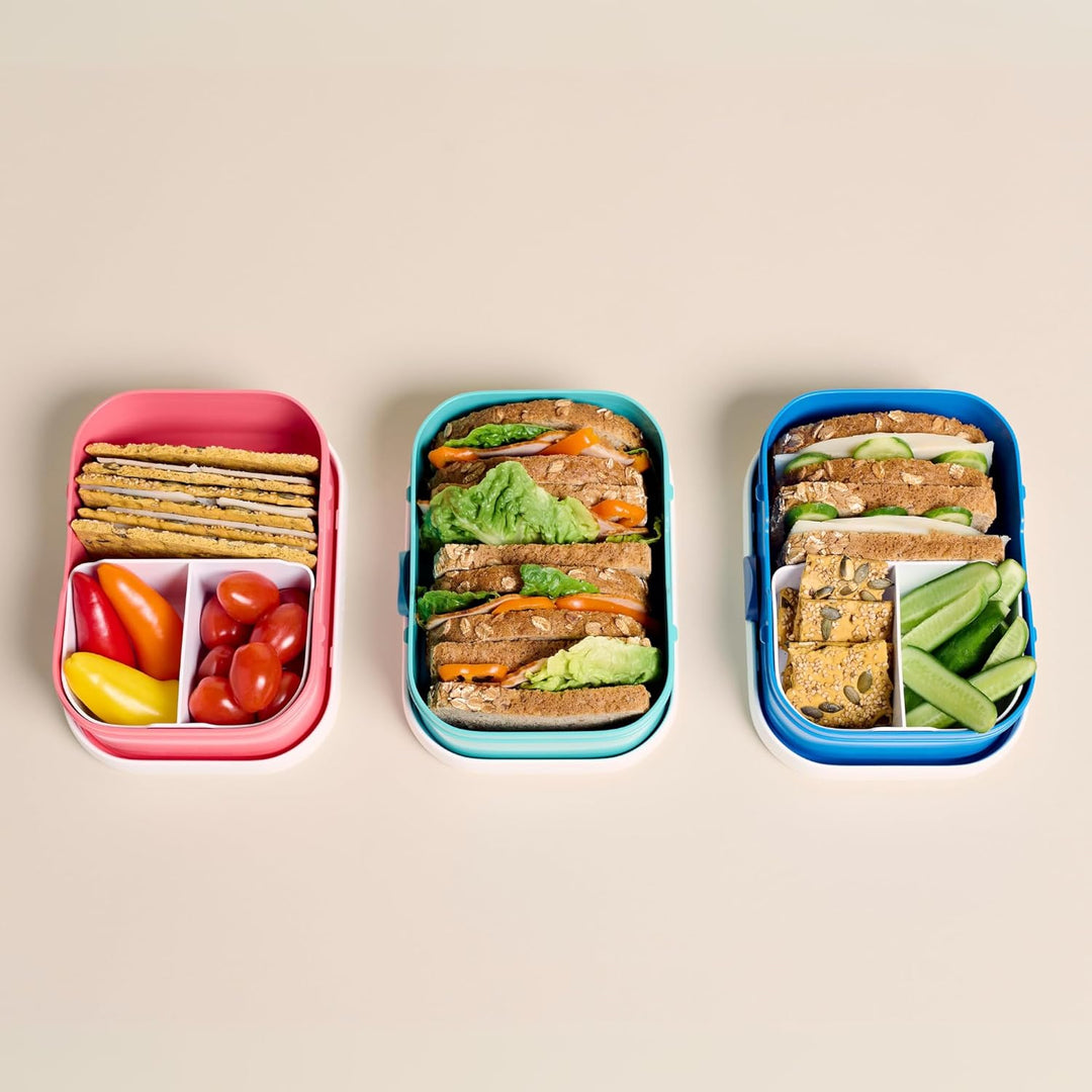 Mepal Campus Lunchbox Fussball – Bento Brotdose für Kinder Schule & Kindergarten – Snackbox mit Bent
