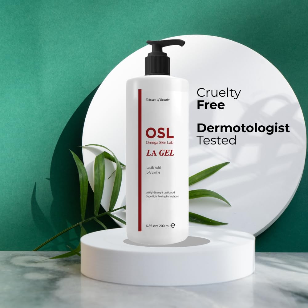 OSL Omega Skin Laboratories La Gel – Sanftes Körperpeeling und Gesichtspeeling, Körperpeeling für Ze
